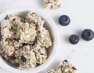 Blueberry Almond Quinoa Bites